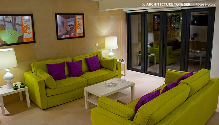 Living room of the 3 bedroom villa in Vilamoura, Algarve